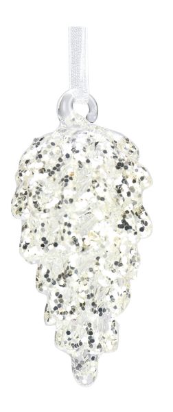 LASIKÄPY 6CM HOPEAKIMALLE