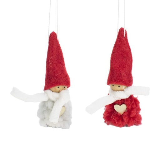 [11257] SYDÄNTONTTU 8CM 2LAJ. PUN.